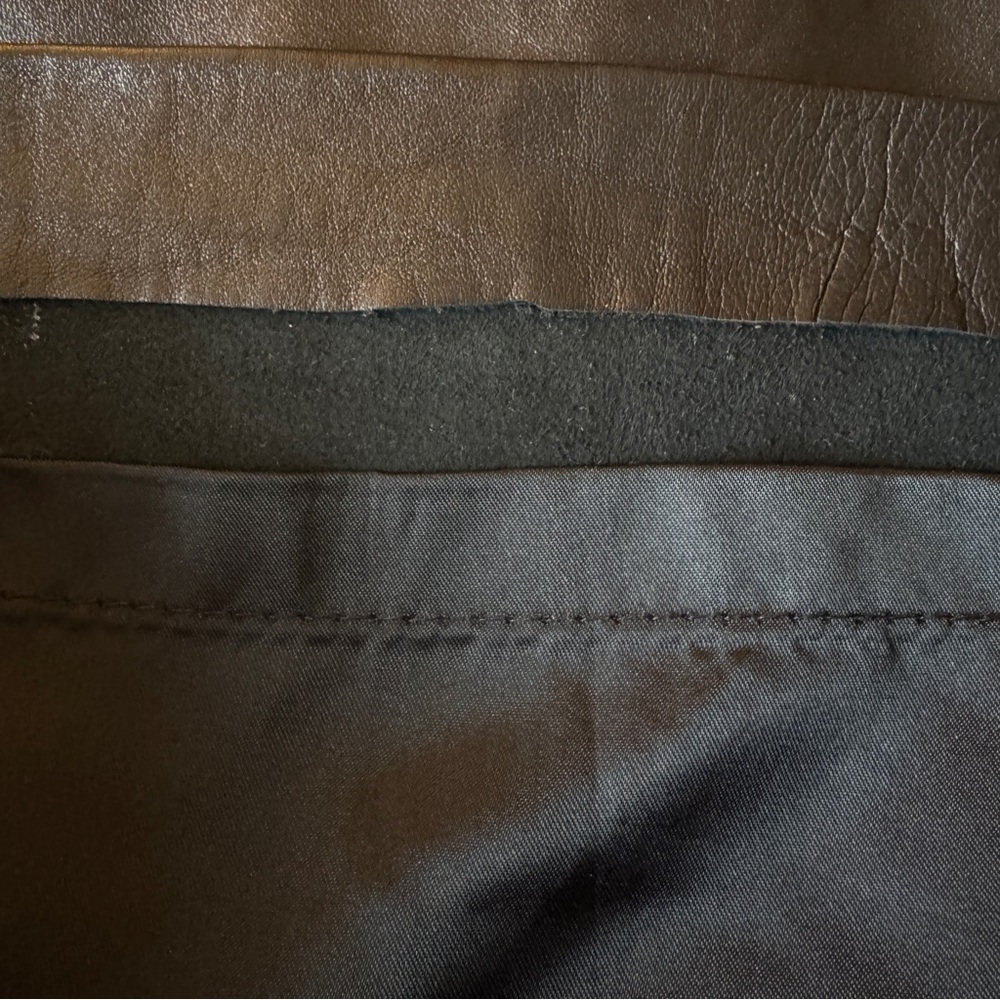 Banana Republic Black Leather Dress - Picture 6 of 8